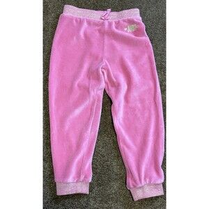 Vintage 4T  Juicy Couture Kids Terry Pant Pink Logo Terrycloth Pants
